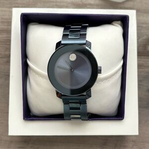 MOVADO Bold Blue Dial Women Bracelet Watch